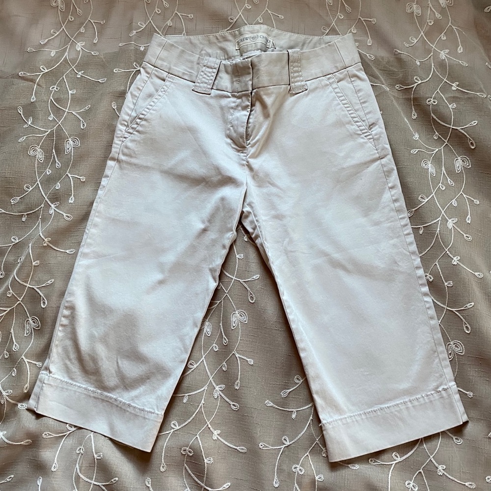 JCREW Chino Cropped Pants Size 4P “Favorite Fit”